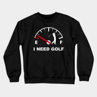 Funny Golf print Crewneck Sweatshirt